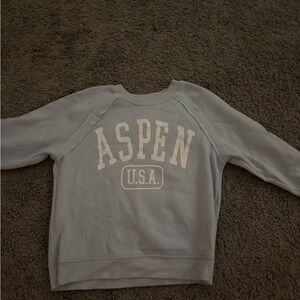 Blue aspen crewneck